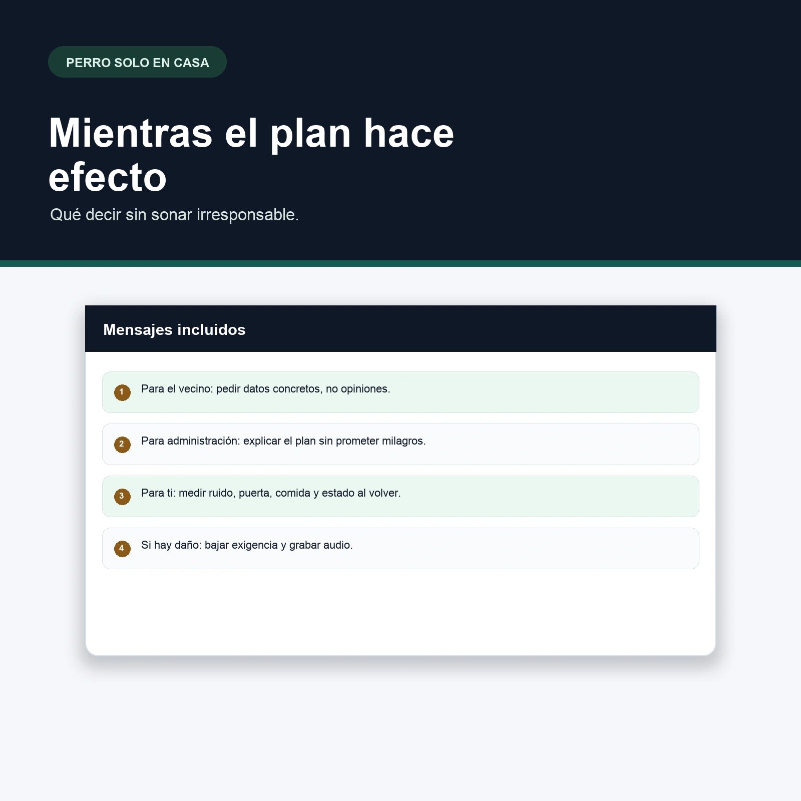 Lo que hace tu perro cuando te vas — El plan de 21 días
